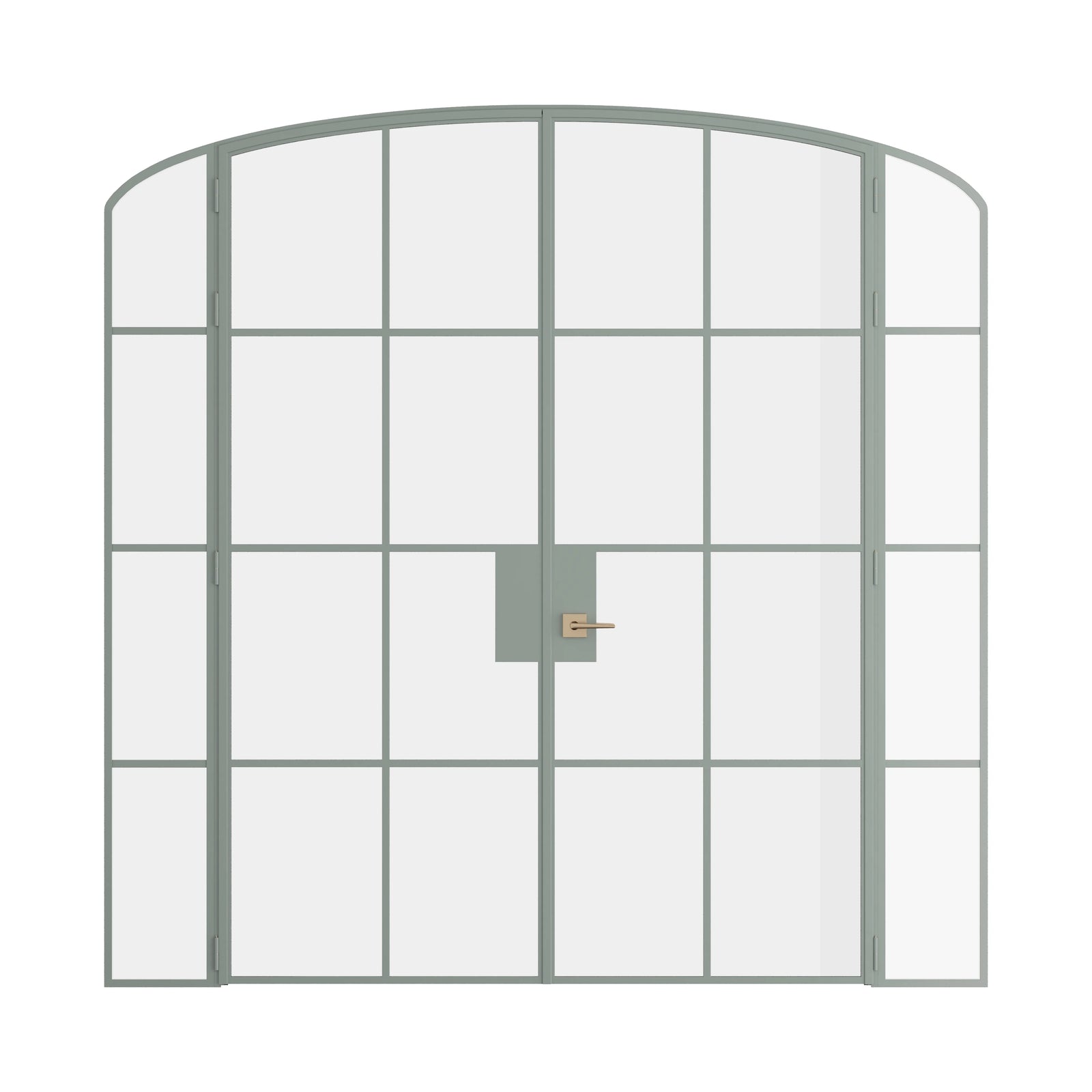 Pinkys Air 5 interior steel door, double, mini arch, with side windows, closed
