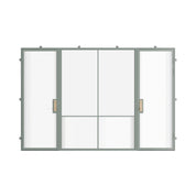 Air Grand - Dual Single with Middle Fixed Panel Flat | Customize