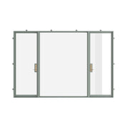 Air Lite with Thermal Break - Dual Single with Middle Fixed Panel Flat | Customize