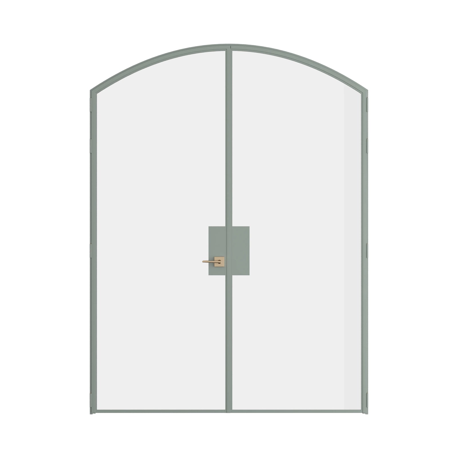 Pinkys Air Lite interior steel door, double, arch, closed