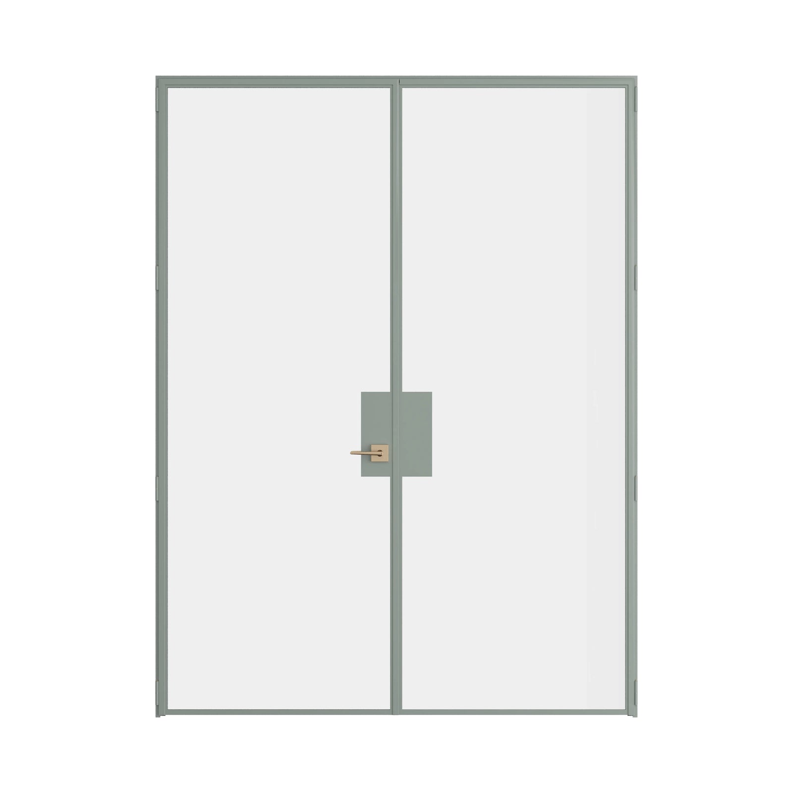 Pinkys Air Lite interior steel door, double, flat, closed