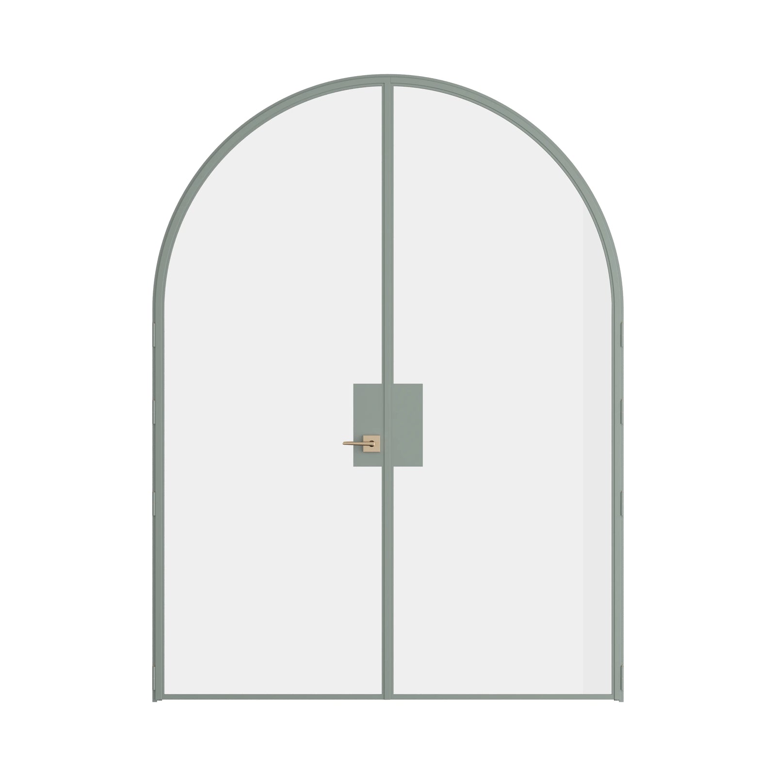 Pinkys Air Lite interior steel door, double, full arch, closed
