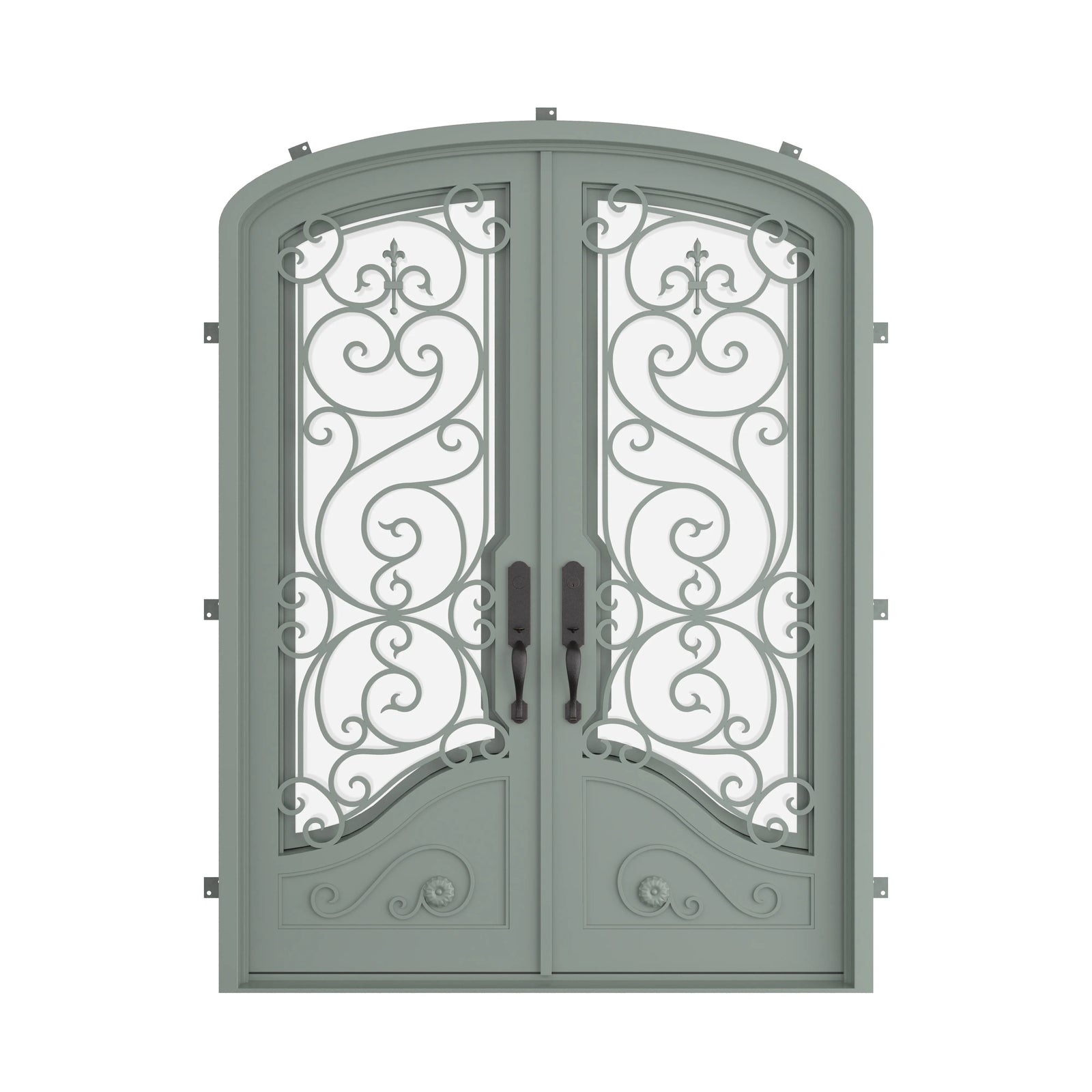 Pinkys Beverly steel door, double, mini arch, closed