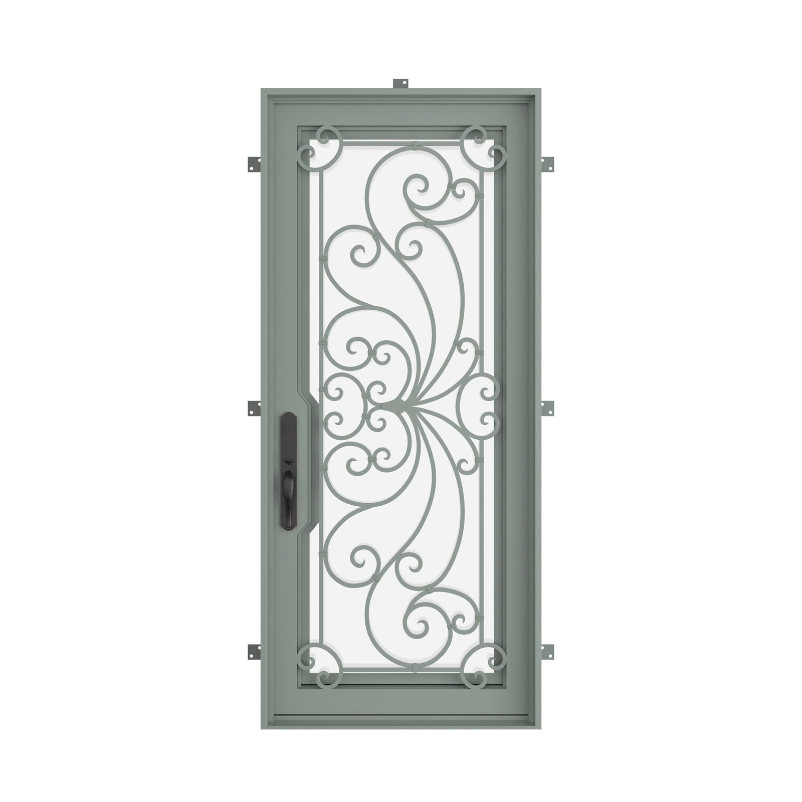 Pinkys Miracle steel door, single, flat, closed