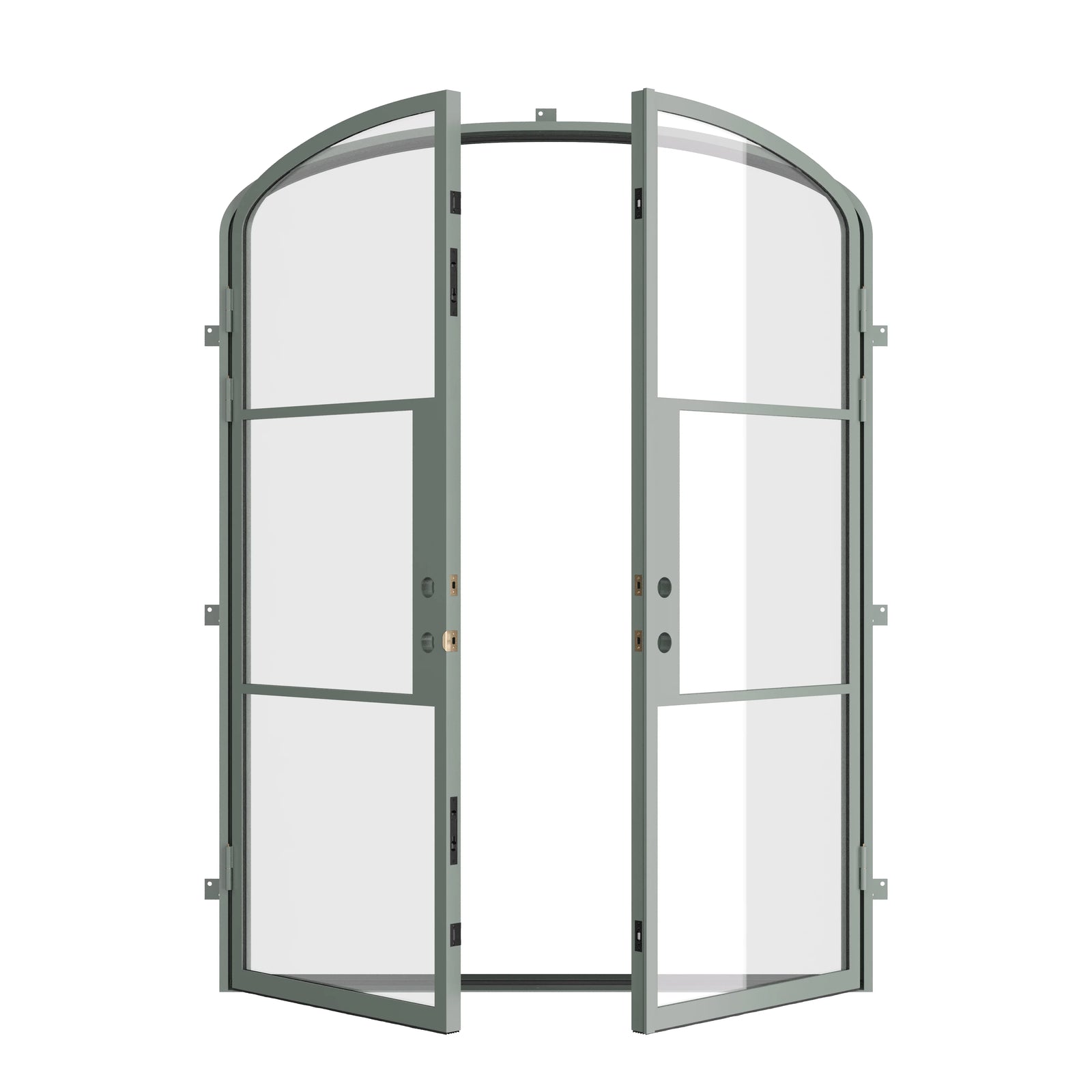 Pinkys Air 4 steel door, double, mini arch, open