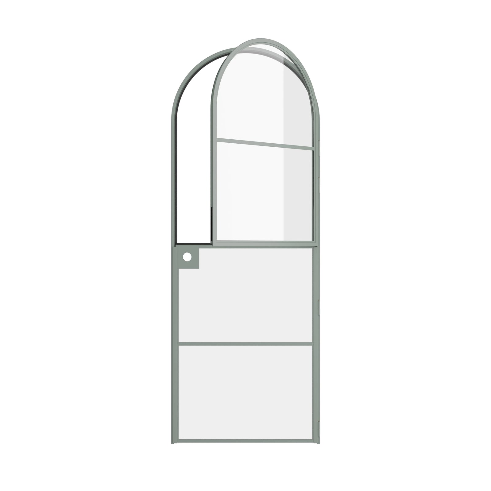Pinkys Air 4 interior steel door, single, full arch, Dutch, open