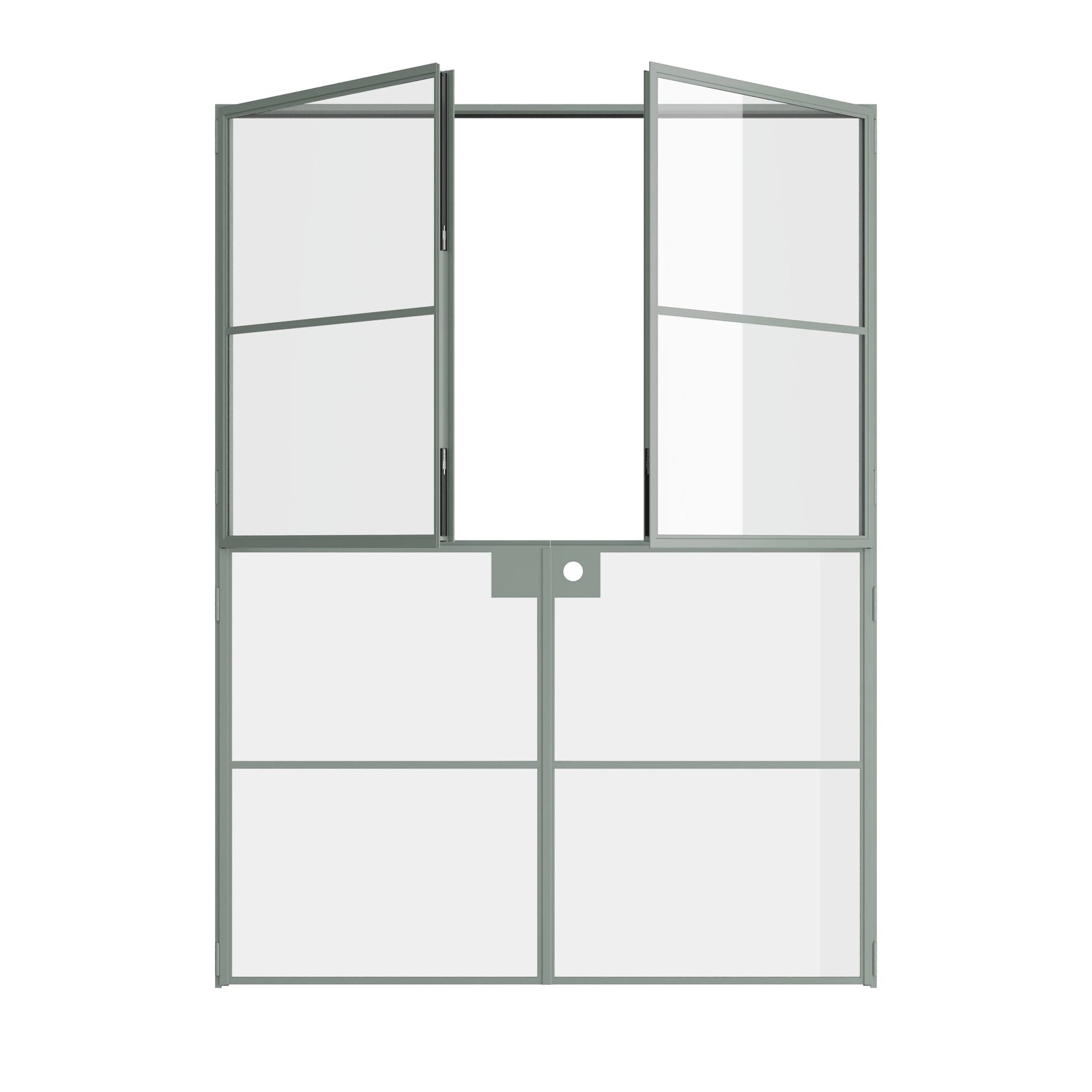 Pinkys Air 4 steel door, double, flat, Dutch, open