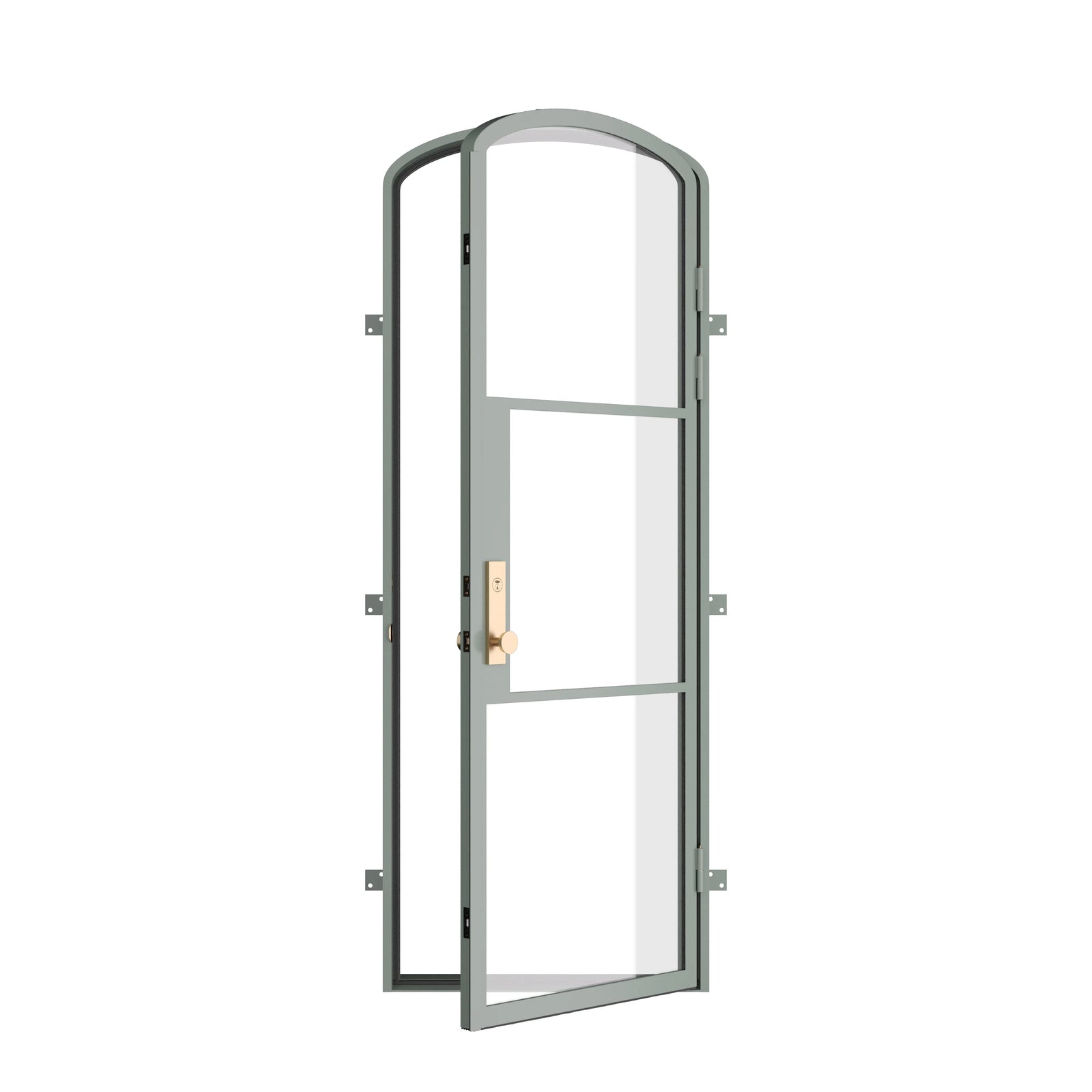 Pinkys Air 4 steel door, single, mini arch, open
