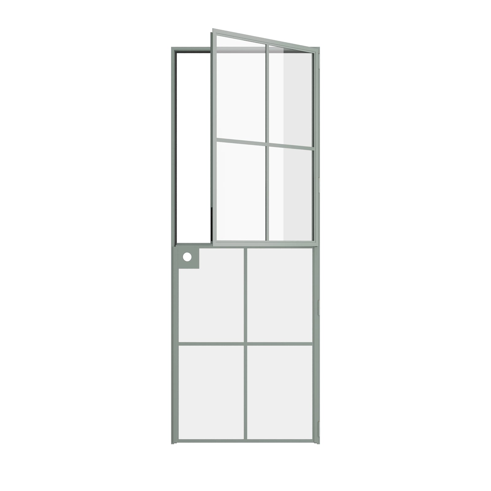 Pinkys Air 5 interior steel door, single, flat, Dutch, open