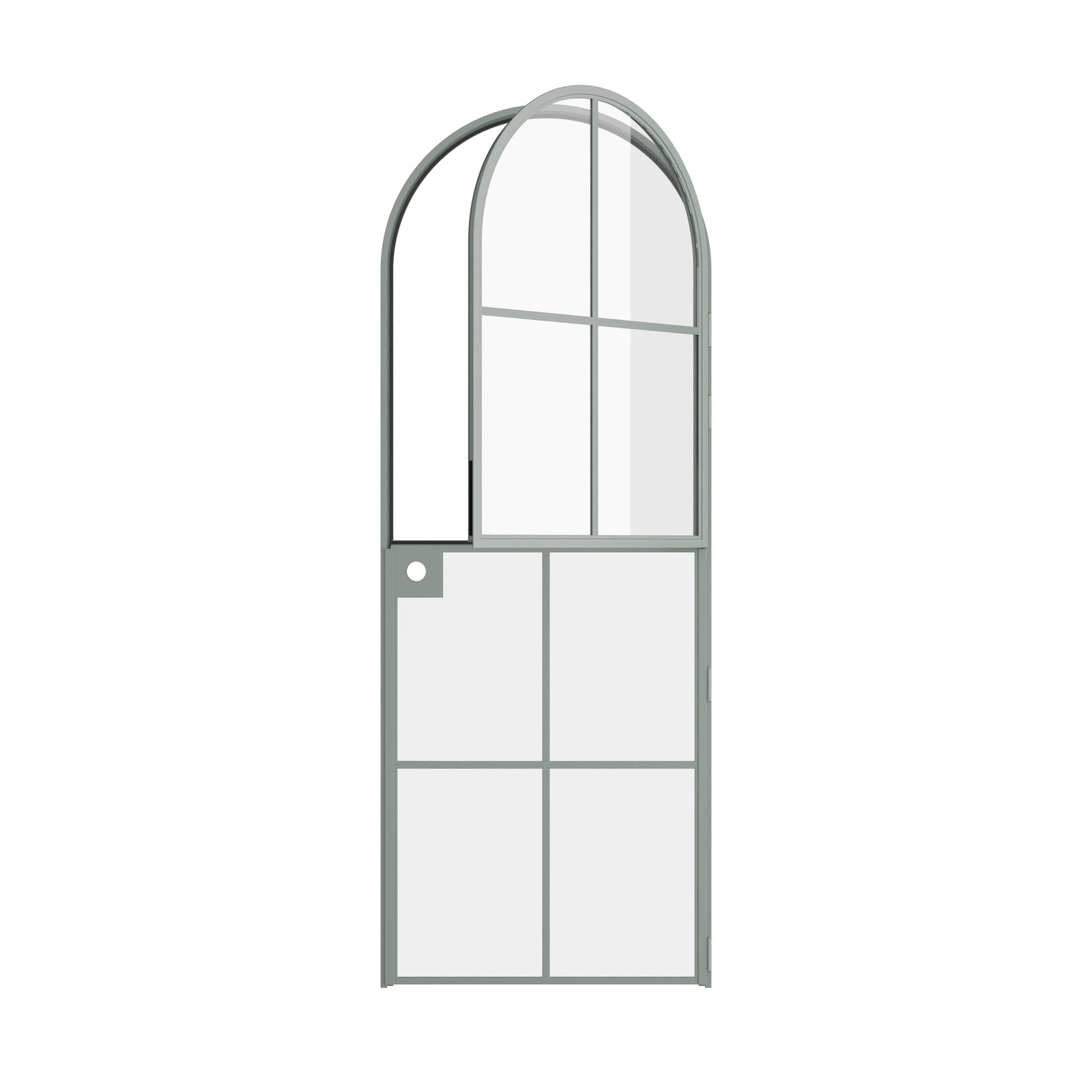 Pinkys Air 5 interior steel door, single, full arch, Dutch, open