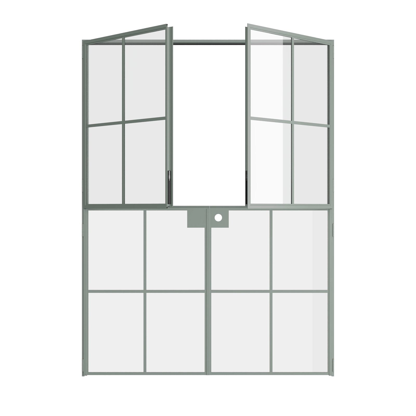 Pinkys Air 5 steel door, double, flat, Dutch, open