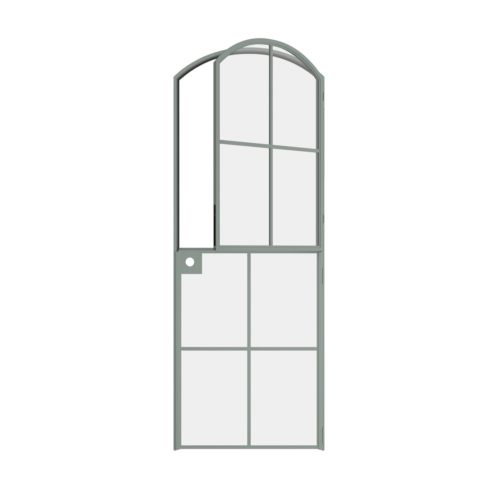 Pinkys Air 5 interior steel door, single, arch, Dutch, open