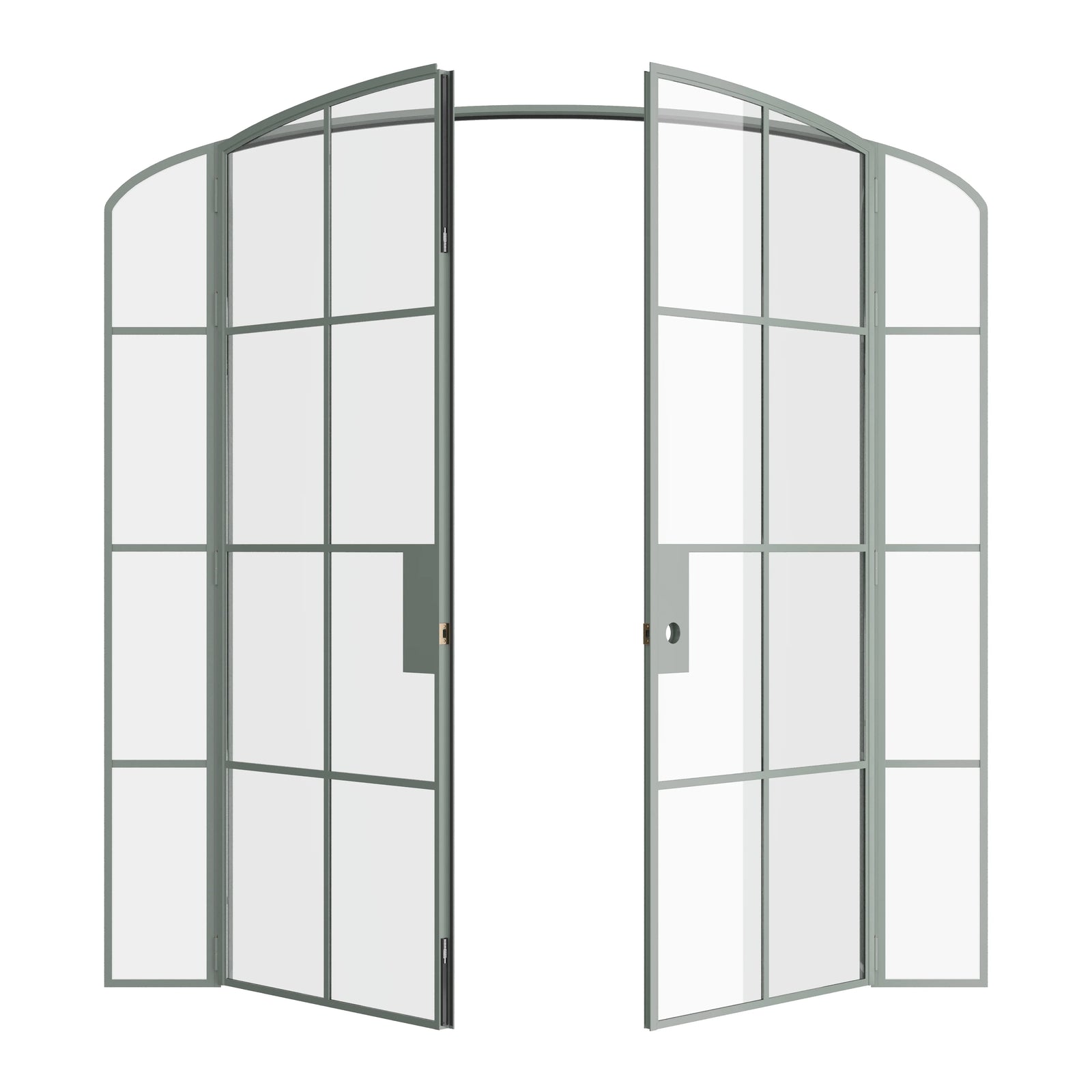 Pinkys Air 5 interior steel door, double, mini arch, open