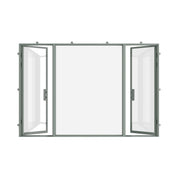 Air Lite with Thermal Break - Dual Single with Middle Fixed Panel Flat | Customize
