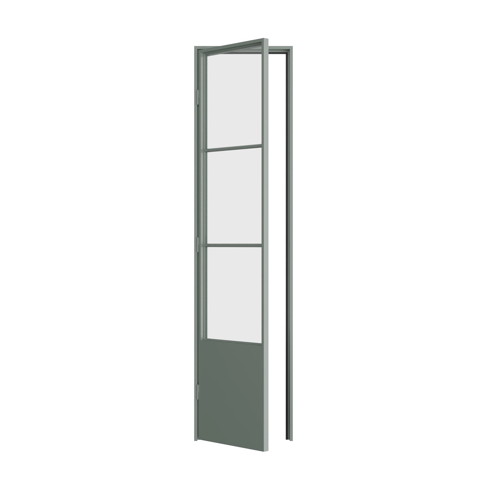 Pinkys Air Pantry steel door, single, flat, open
