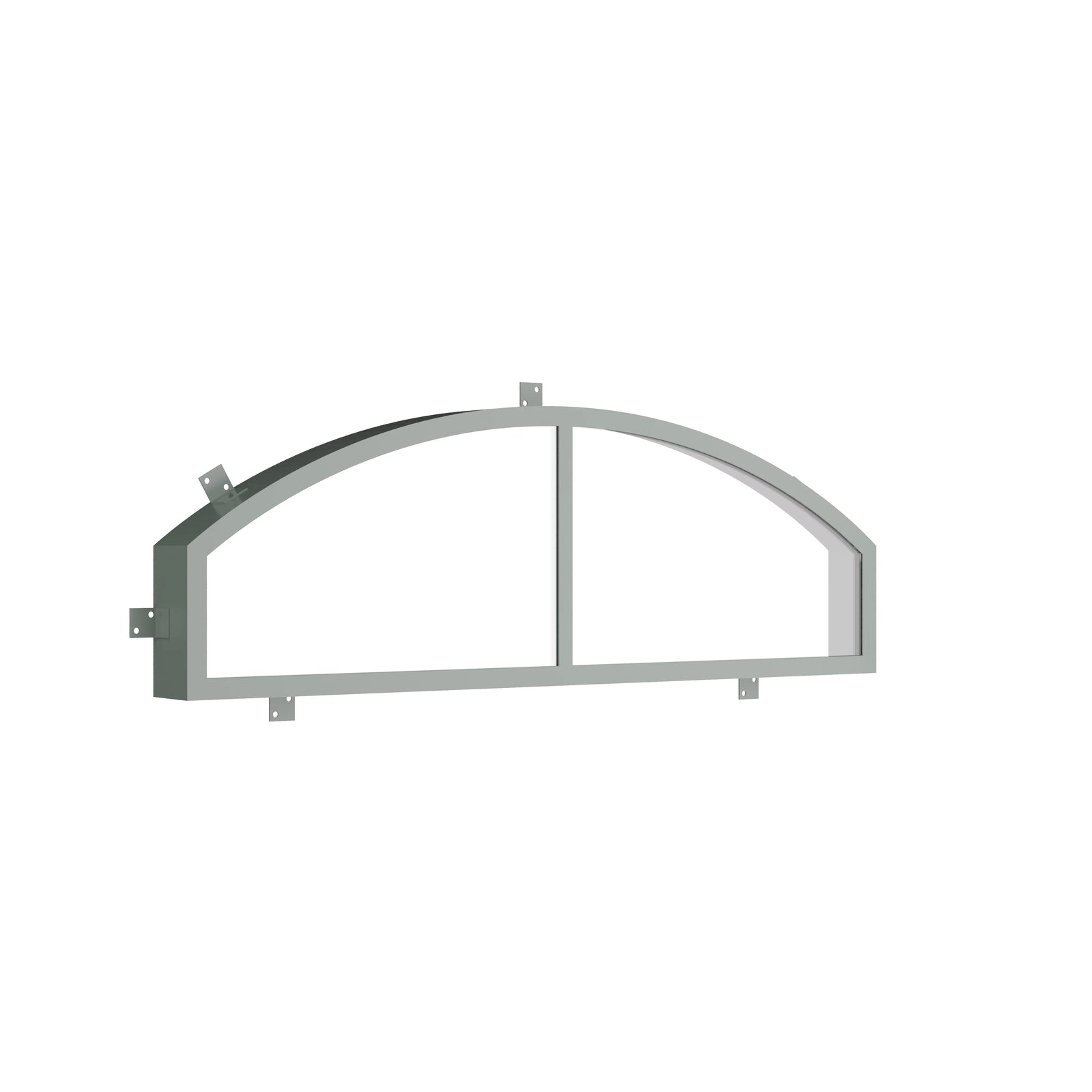 Pinkys Air 4 steel door, with an arch top window