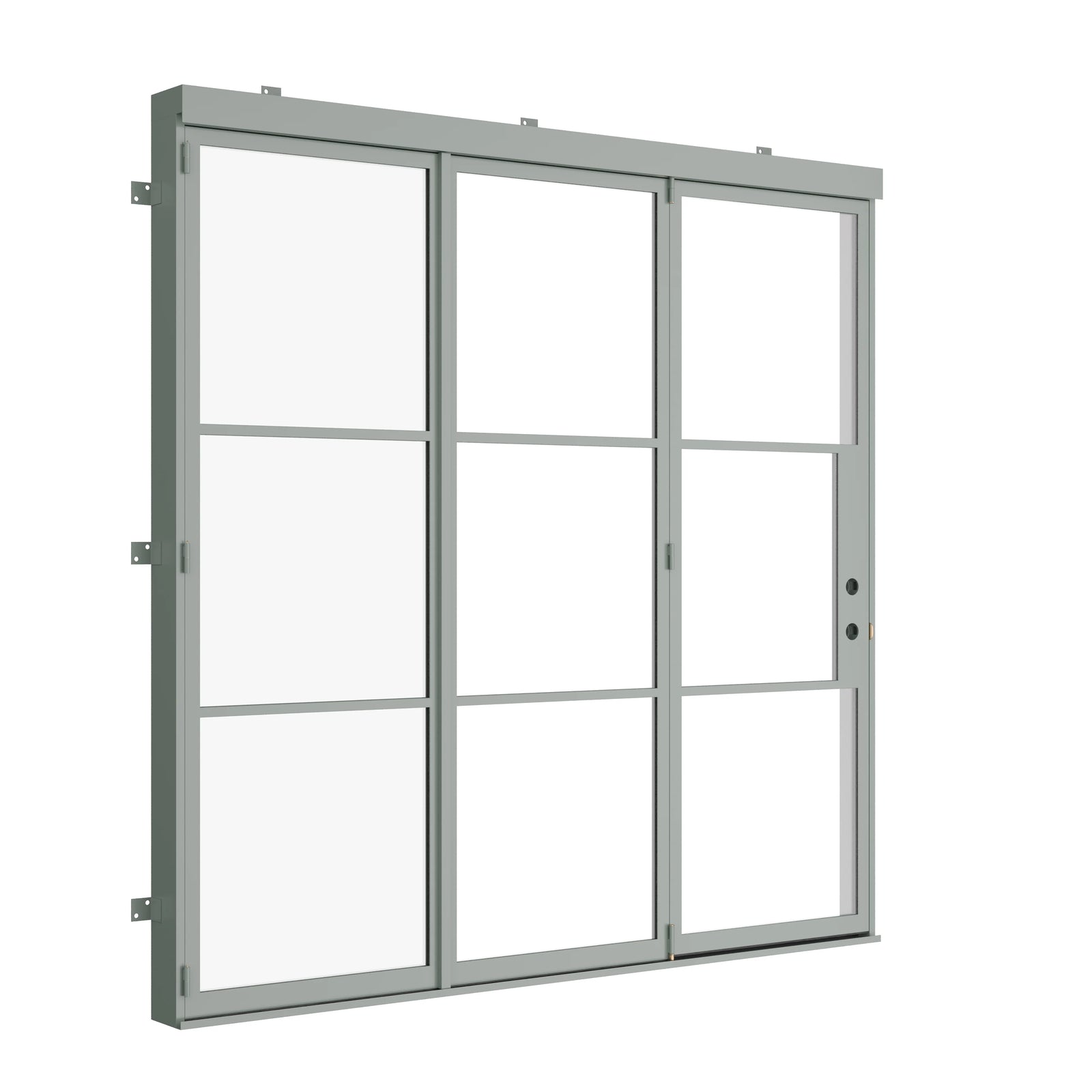 Pinkys Air 4 steel door, bifold, closed