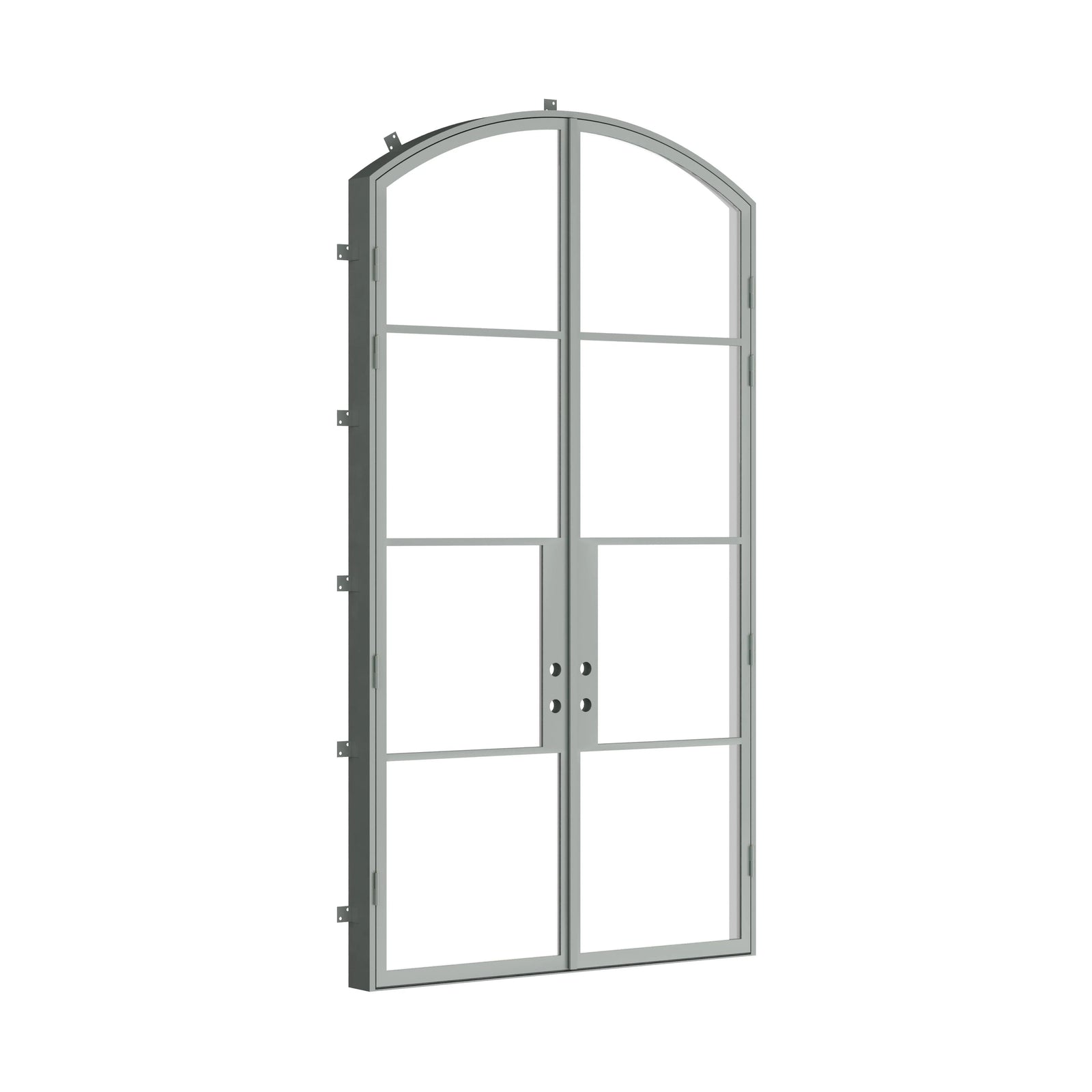 Pinkys Air 4 steel door, double, arch, closed