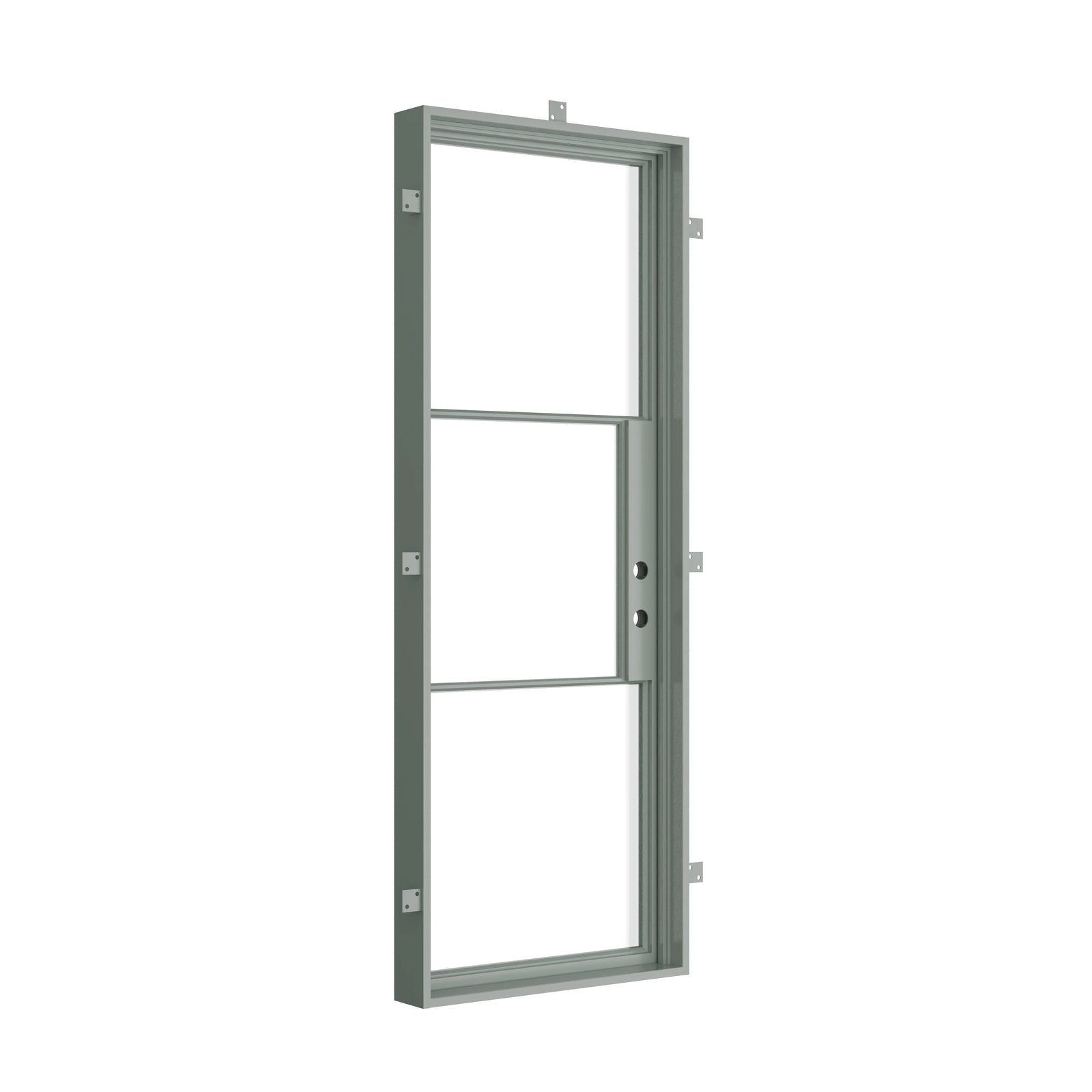 designer exterior door in Montecito Mint tone