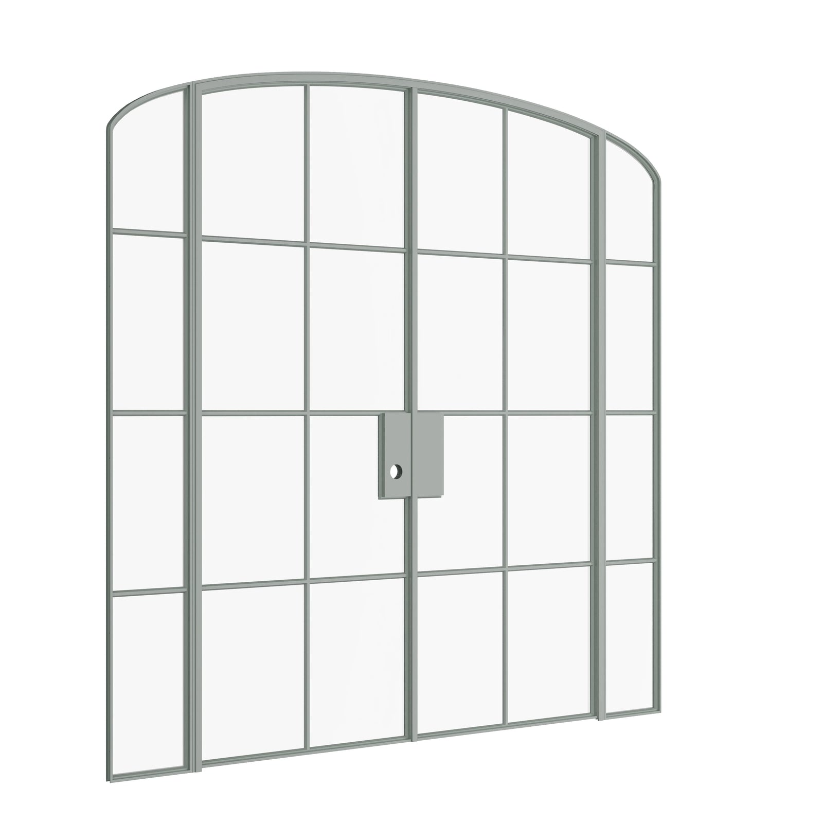 Pinkys Air 5 interior steel door, double, mini arch, with side windows, closed