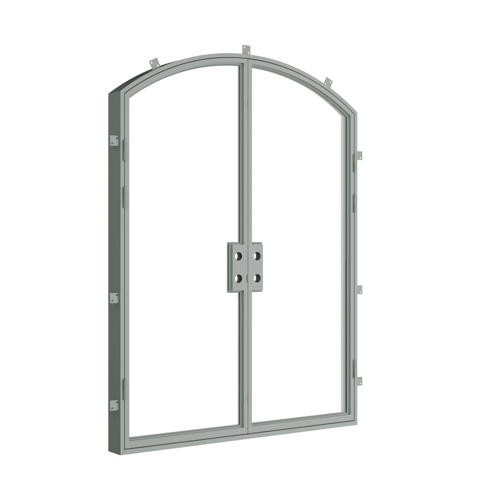 Pinkys Air Lite steel door, double, arch, closed