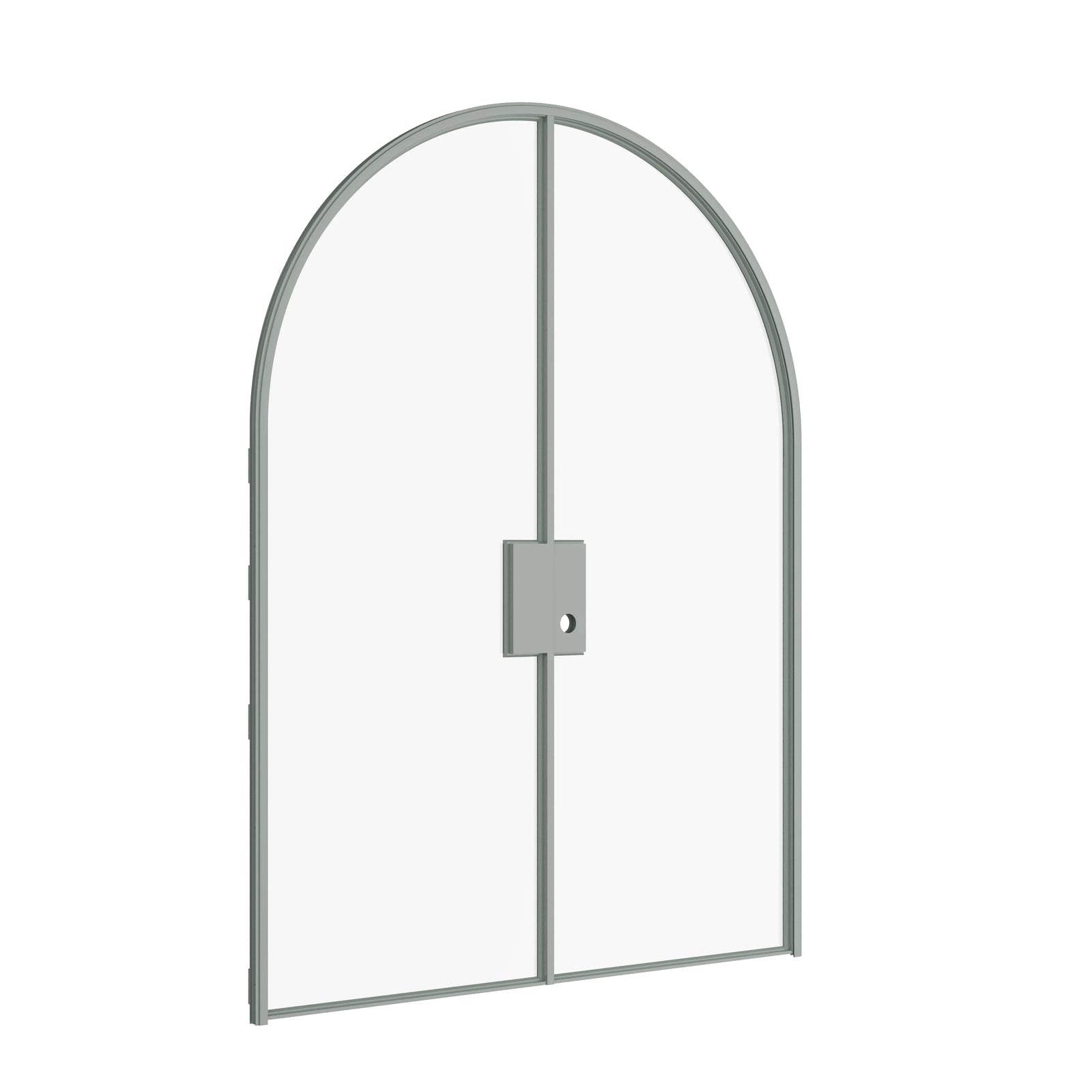 Pinkys Air Lite steel door, double, full arch, closed