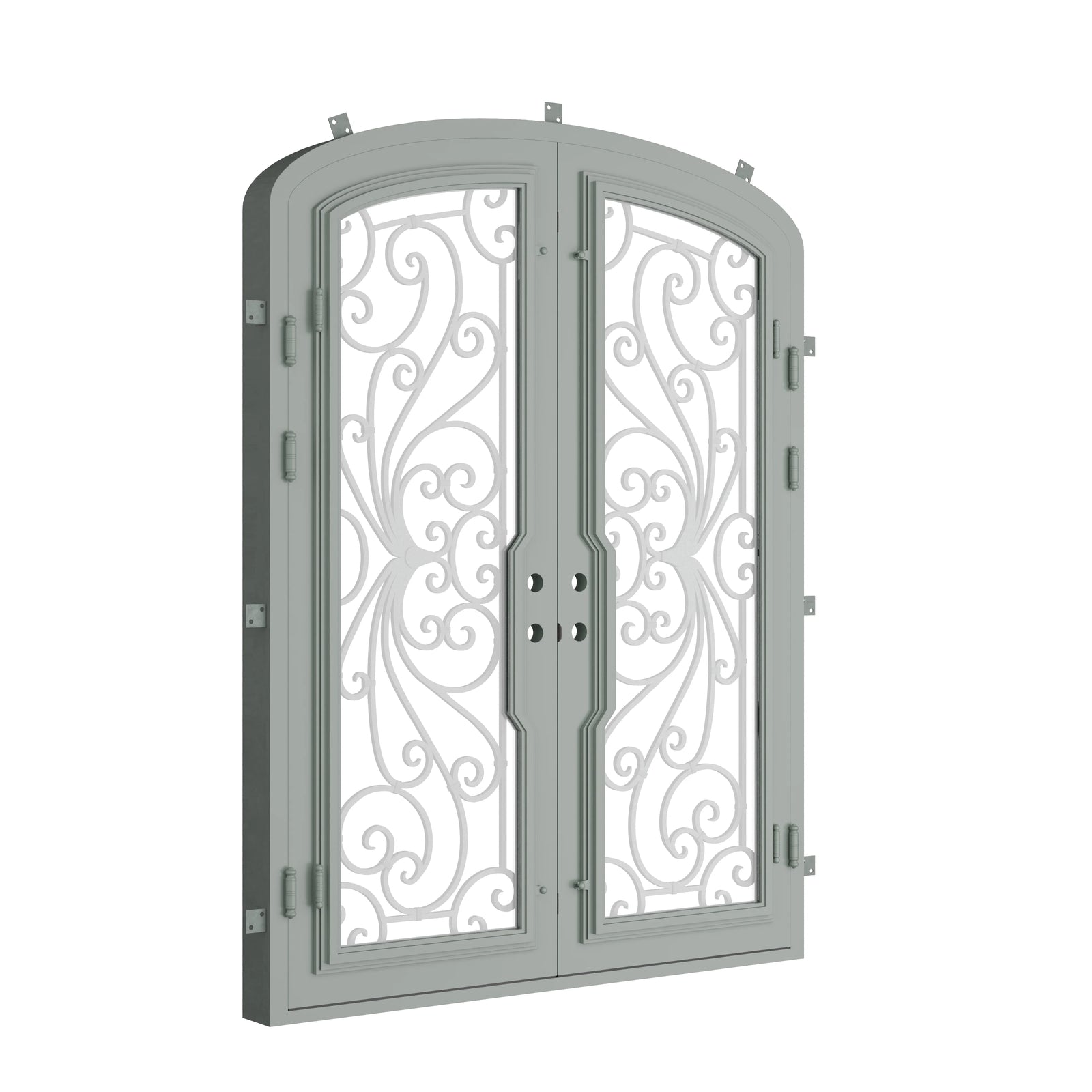 Pinkys Miracle steel door, double, mini arch, closed