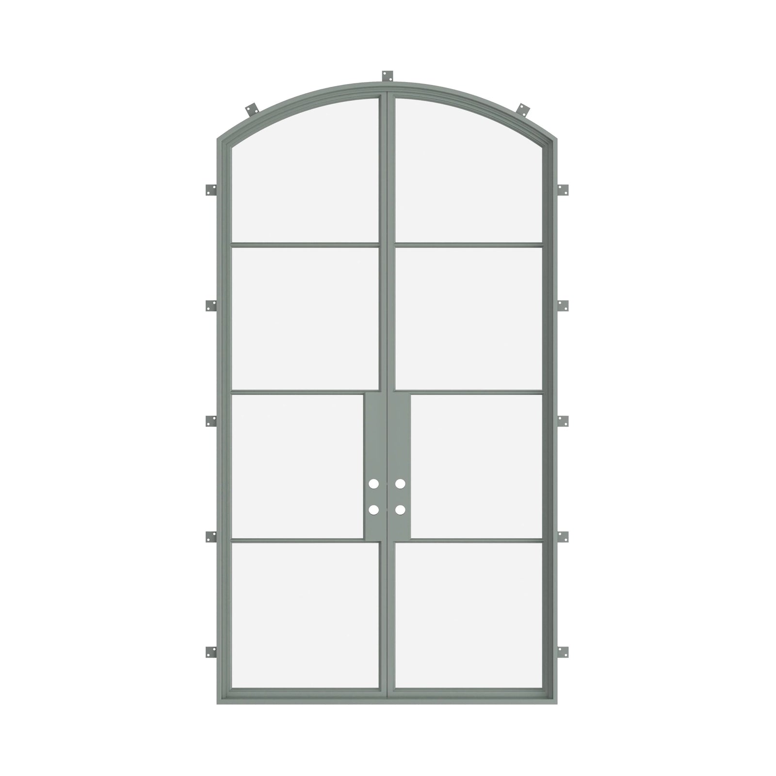 Pinkys Air 4 steel door, double, arch, closed