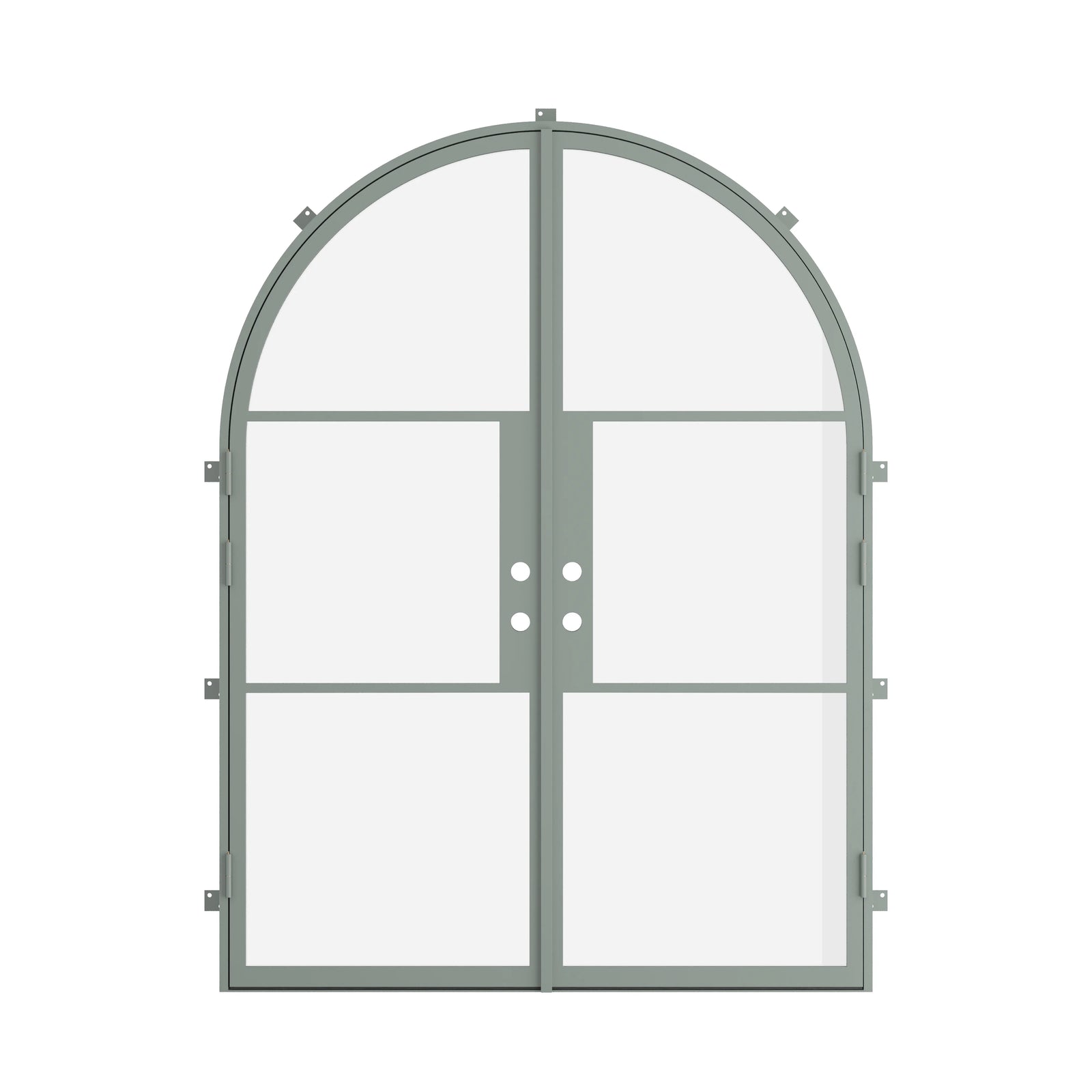 Pinkys Air 4 steel door, double, full arch, closed