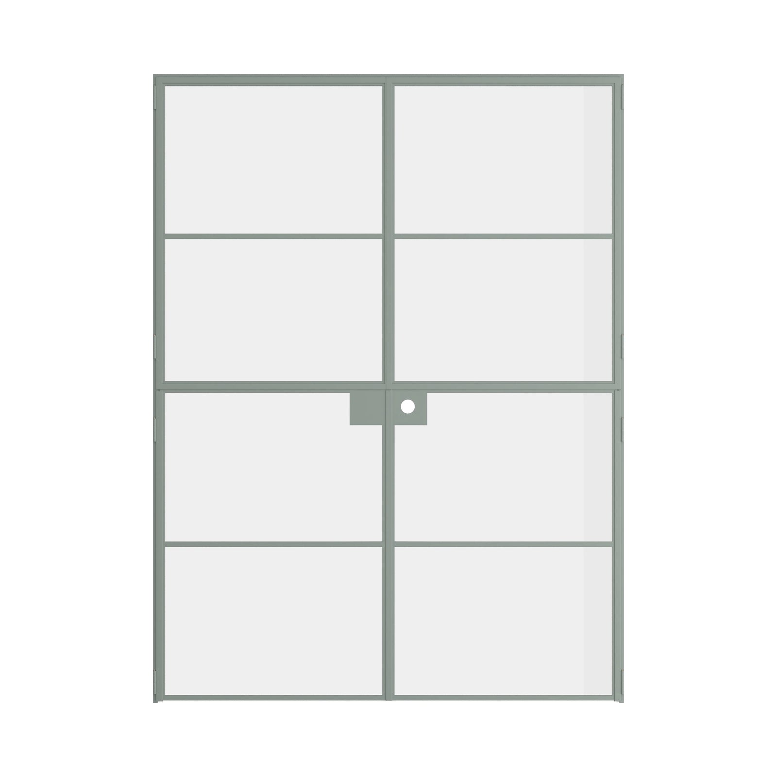 Pinkys Air 4 interior steel door, double, flat, Dutch, closed