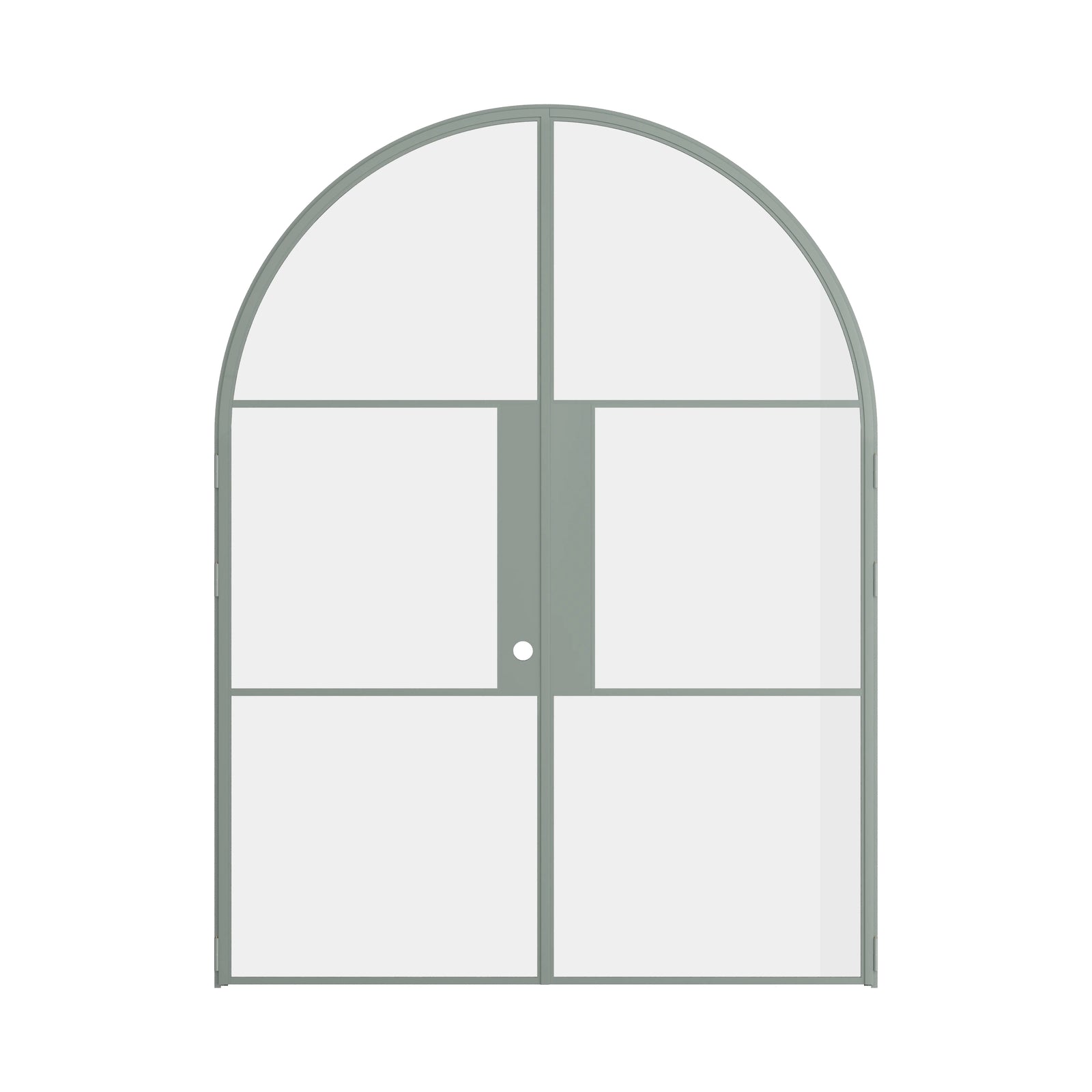 Pinkys Air 4 interior steel door, double, full arch, closed