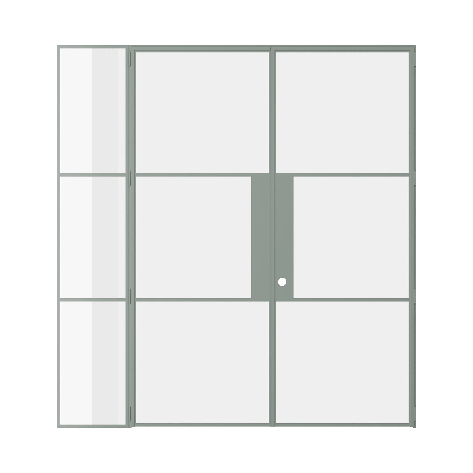 Pinkys Air 4 interior steel door, single, double, flat, closed