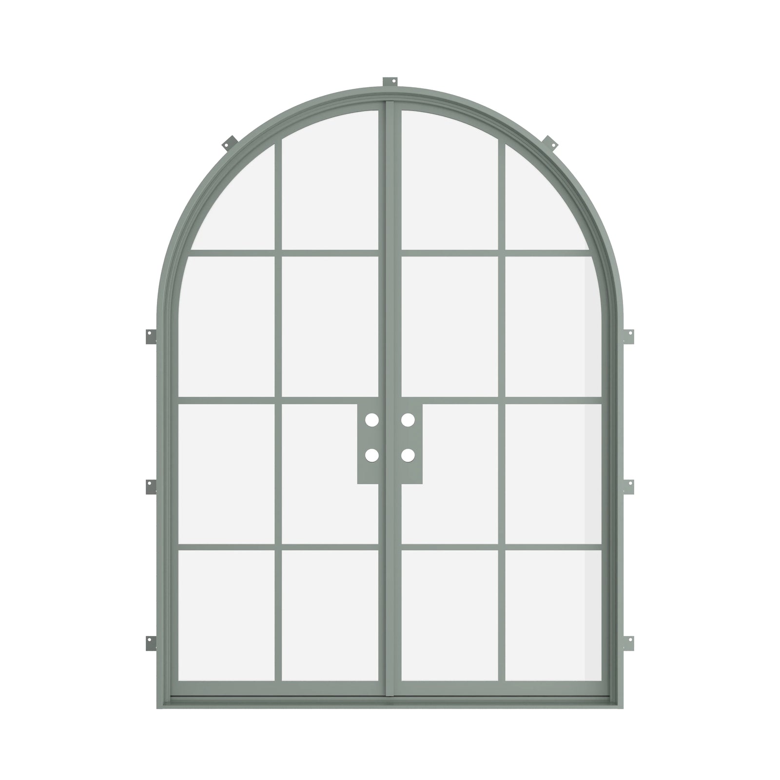 Pinkys Air 5 steel door, double, full arch, closed