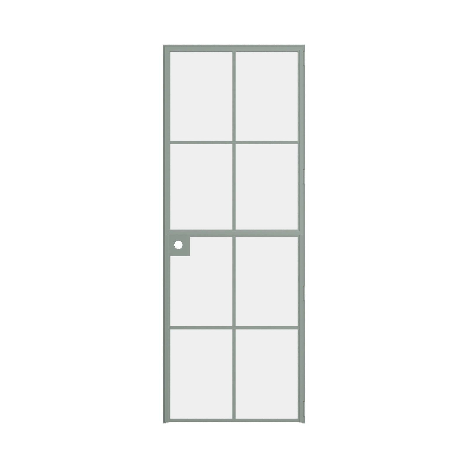 Pinkys Air 5 interior steel door, single, flat, Dutch, closed