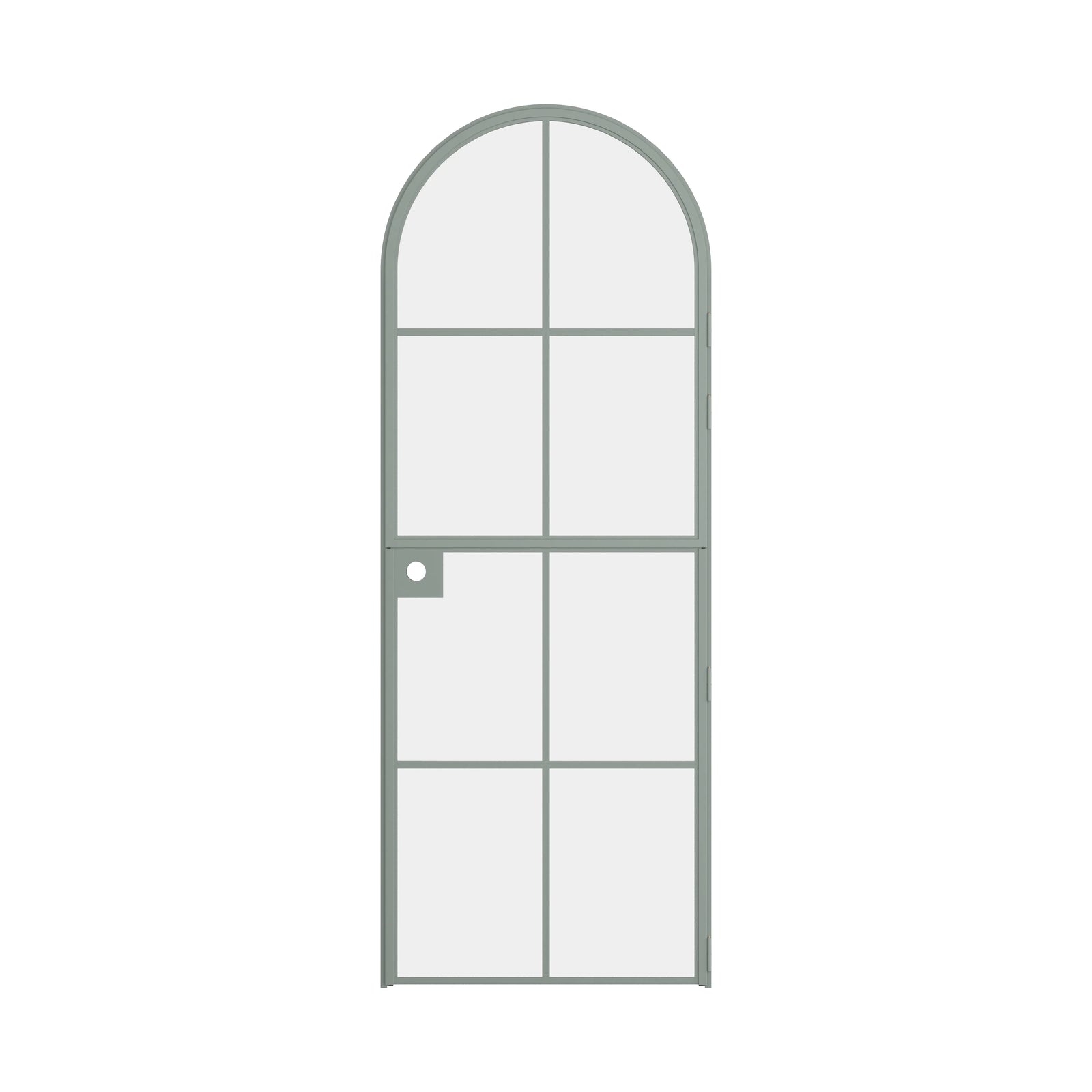 Pinkys Air 5 interior steel door, single, arch, Dutch, closed