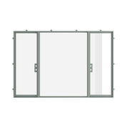 Air Lite with Thermal Break - Dual Single with Middle Fixed Panel Flat | Customize