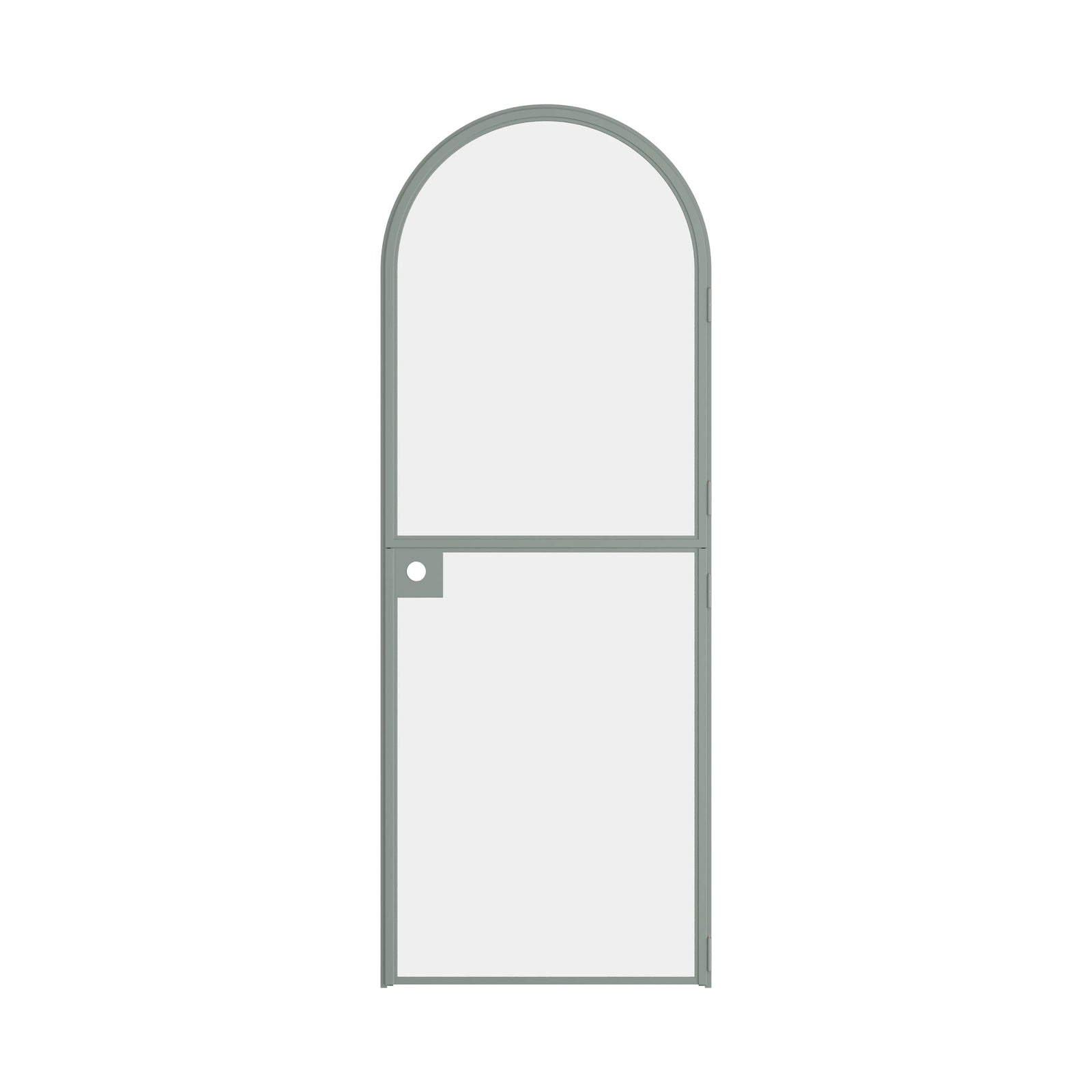 Pinkys Air Lite interior steel door, single, full arch, Dutch, closed