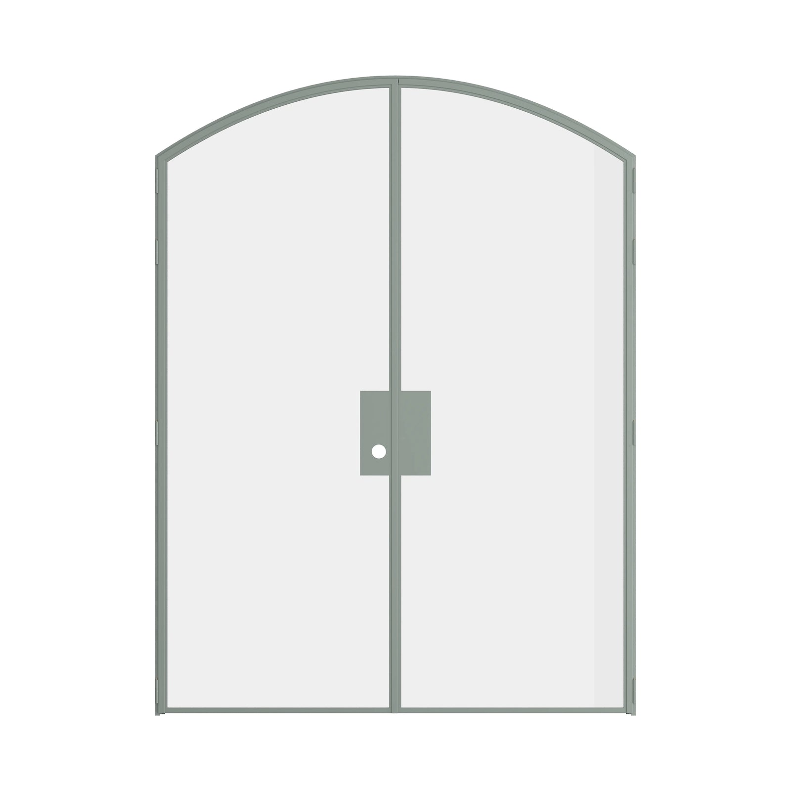 Pinkys Air Lite interior steel door, double, arch, closed
