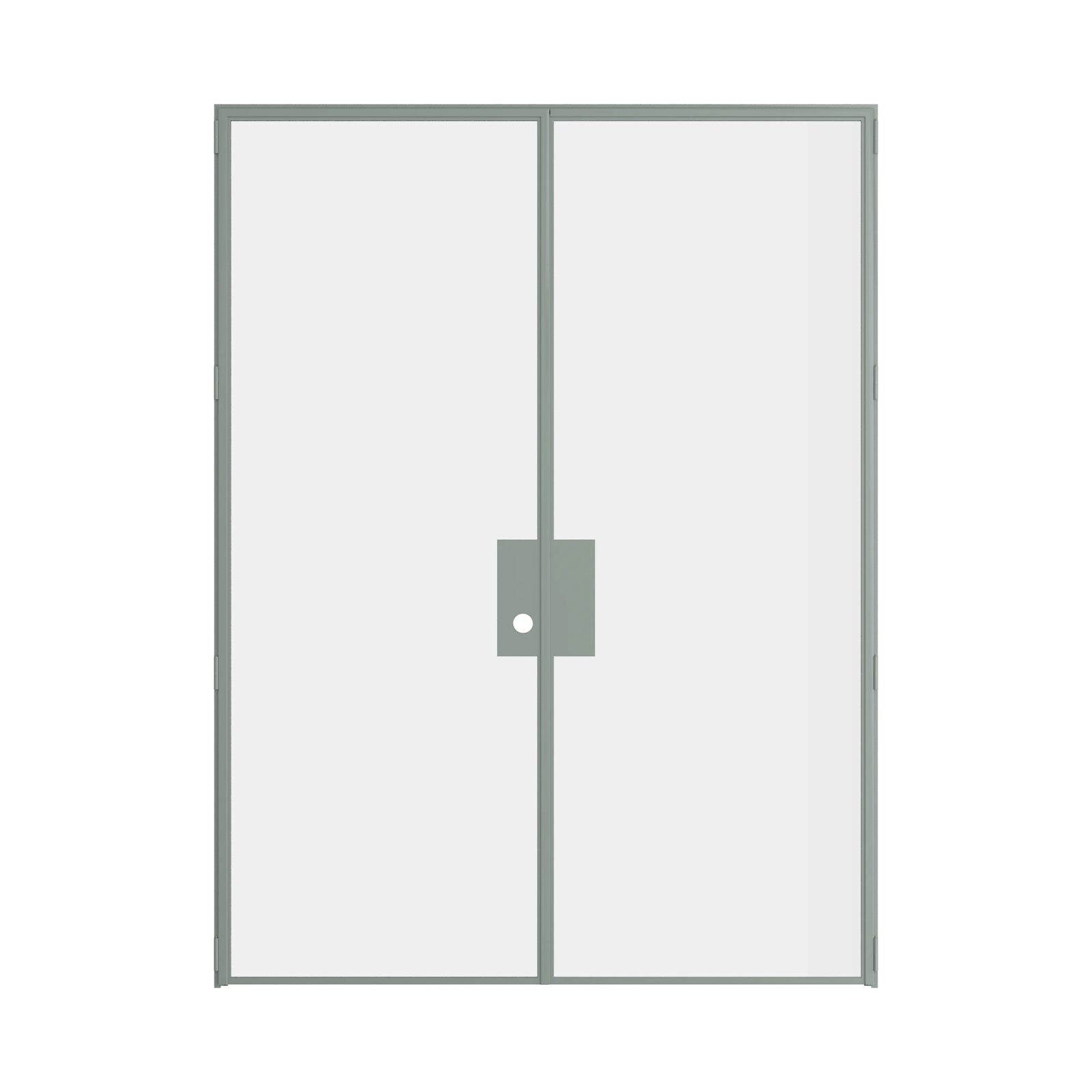 Pinkys Air Lite interior steel door, double, flat, closed