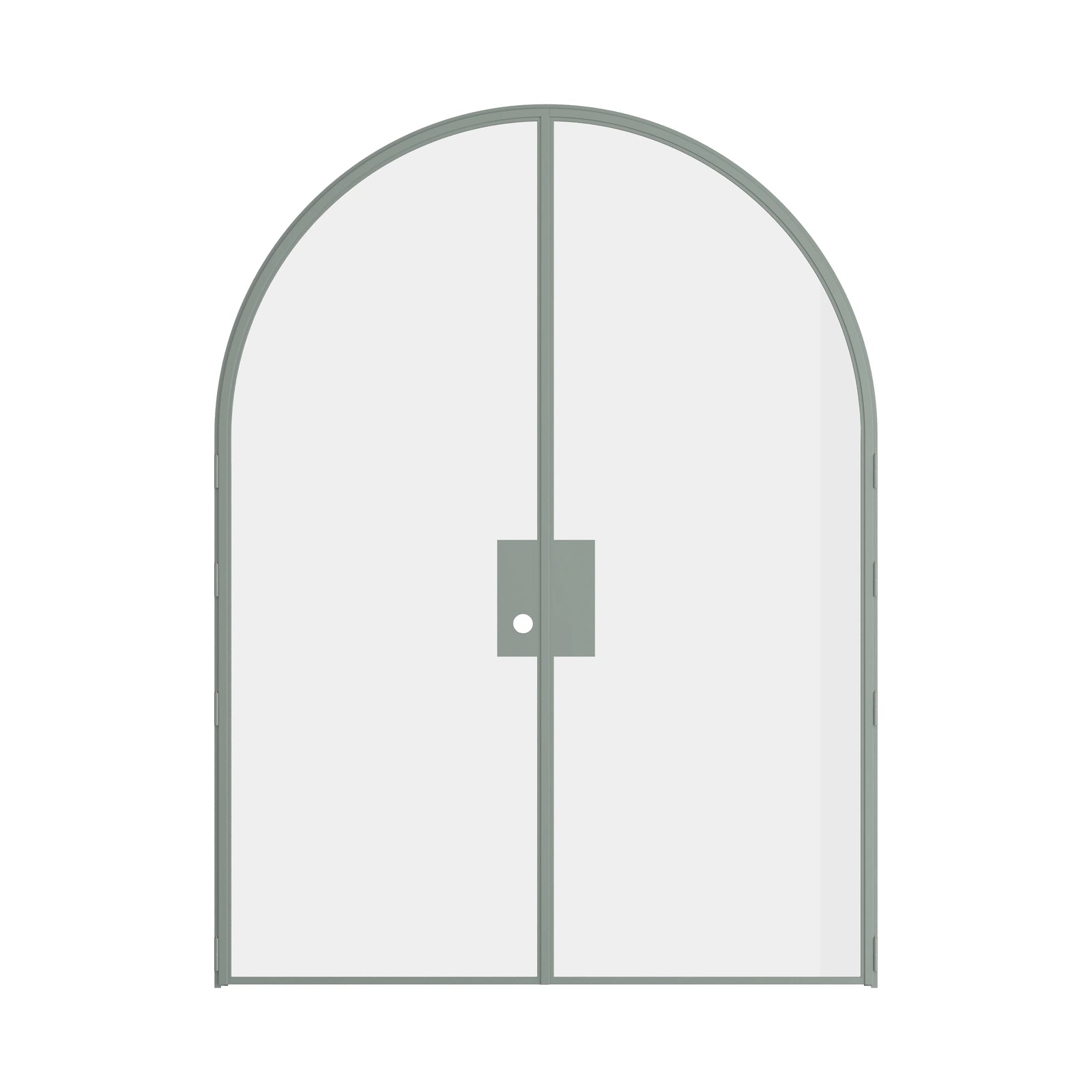 Pinkys Air Lite interior steel door, double, full arch, closed