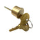 Schlage Key-Way Cylinder in Brass - PINKYS Lock with keys