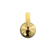 PINKYS key-in lever cylinder with schlage keyway in brass.