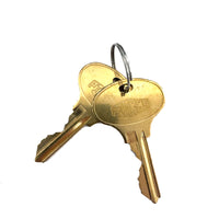 Schlage Key-Way Cylinder in Brass - PINKYS Key-In Lever