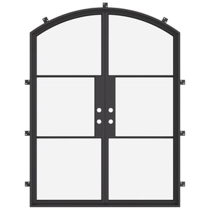 Patio glass door with arch top