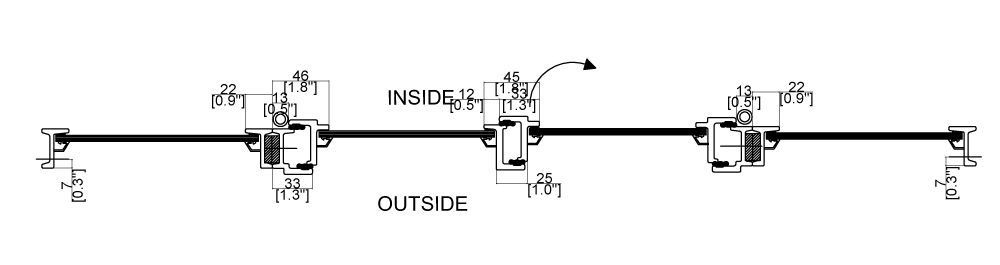 Cut Sheet for Interior Steel Doors with Side Windows 02