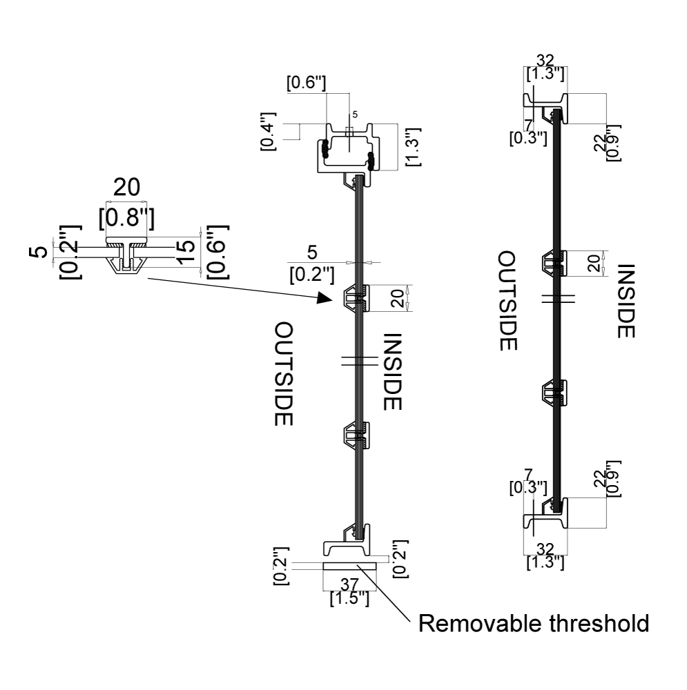 Cut Sheet for Out-Swinging Steel Interior Doors 02