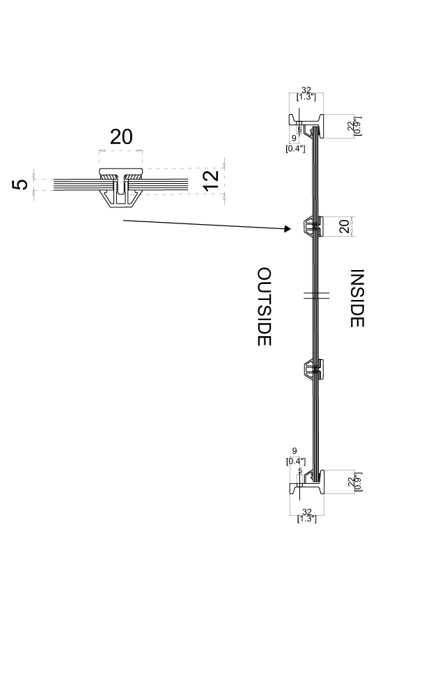 Cut Sheet for Interior Fixed Windows 01