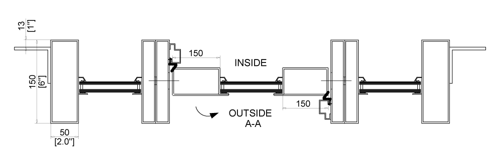 Iron Pivot Door Out Swing Top View Cut Sheet 02
