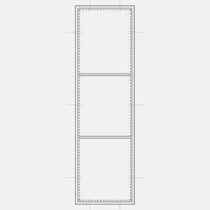 Sidelight panel for single or double doors. Comes with Polyurethane dual foam weather stripping inside each frame, and 3 tempered single pane glass - PINKYS