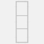 Exterior steel door with side window and thermal break insulation